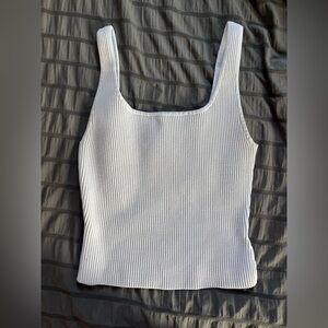 Aritzia ribbed bodycon tank top